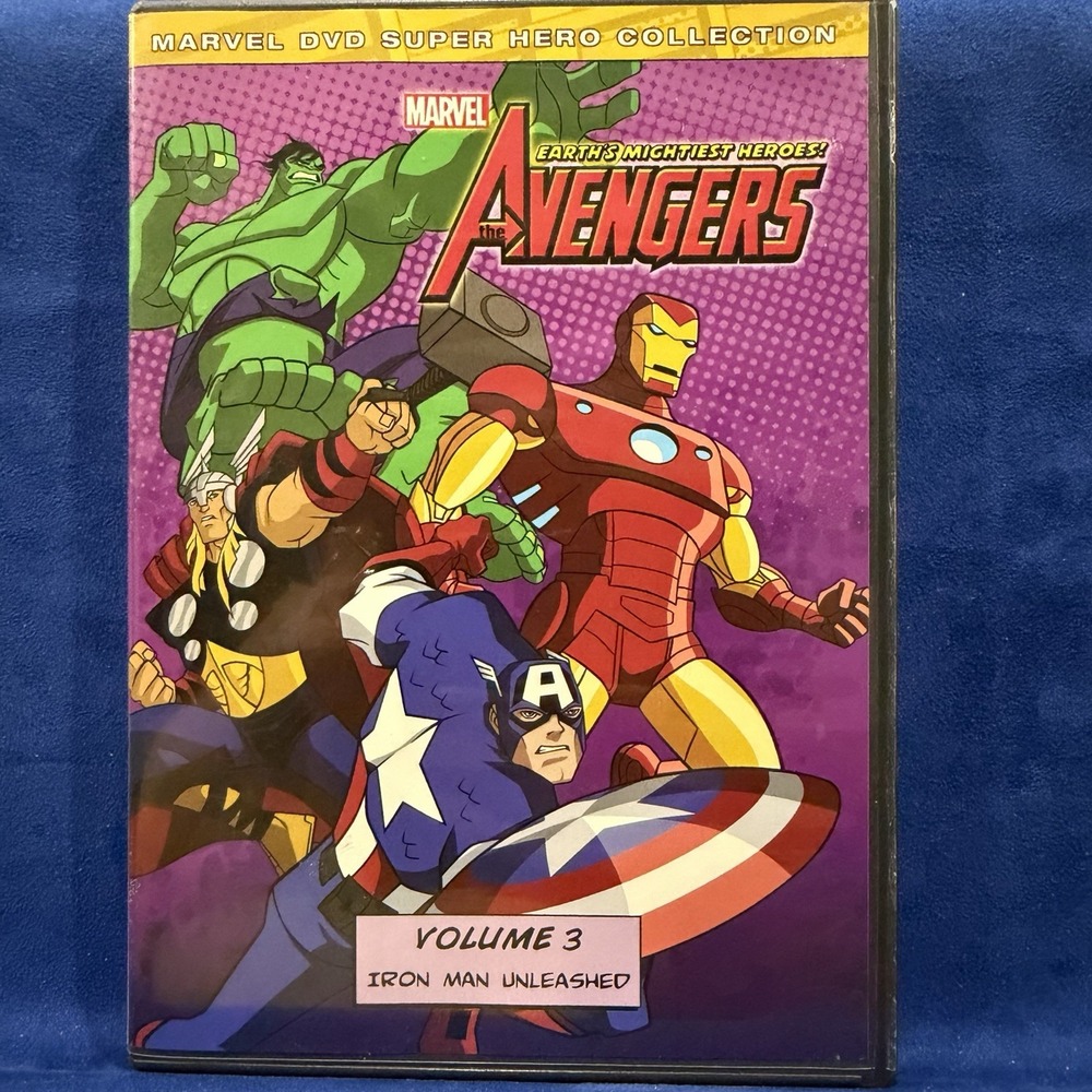 Avengers Earths Mightiest Heroes Vol 3 Iron Man Unleashed DVD New Factory Sealed